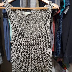 Black and white tank